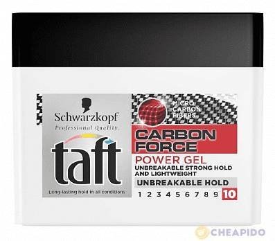 Schwarzkopf Testanera Taft Carbon Force Power Gel 10- 250ml