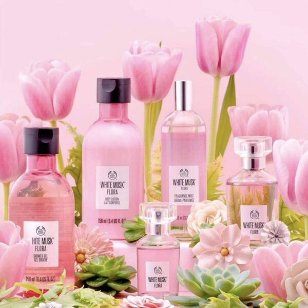 The Body Shop White Musk Flora Fragrance Mist 100Ml - Image 4