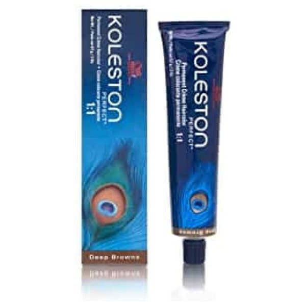 Wella Professionals Koleston Deep Browns Hair Color 60Gm 4/71 Medium Brown Brown Ash