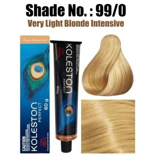 Wella Professionals Koleston Hair Color 60Gm 99/0 Very Light Blonde Intensive