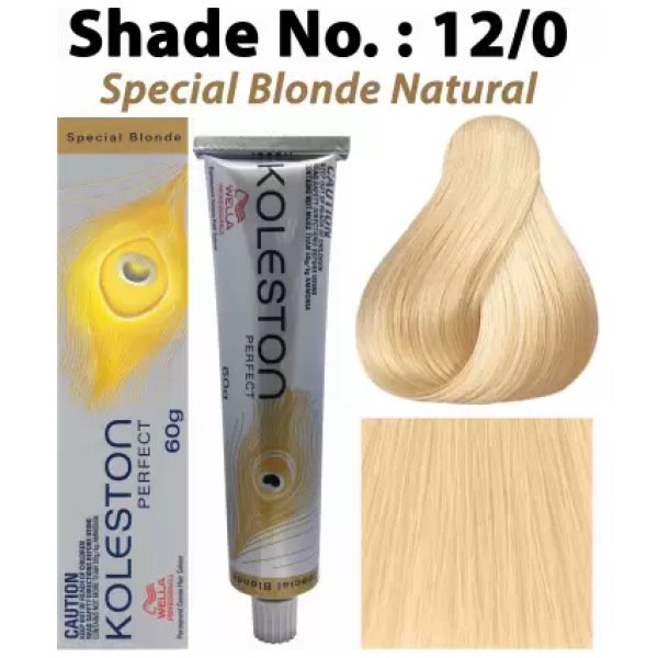 Wella Professionals Koleston Special Blonde Hair Color 60Gm 12/0 Special Blonde Natural