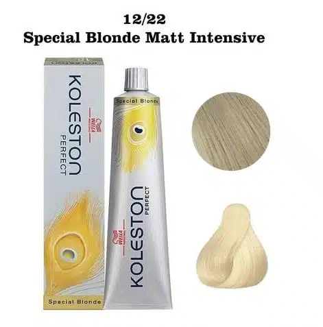 Wella Professionals Koleston Special Blonde Hair Color 60Gm 12/22 Special Blonde Matte Intensive