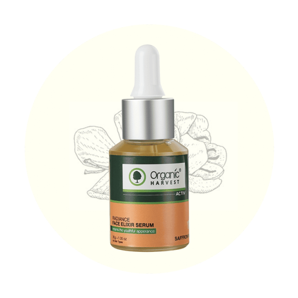 Organic Harvest Radiance Face Elixir Serum 30Ml