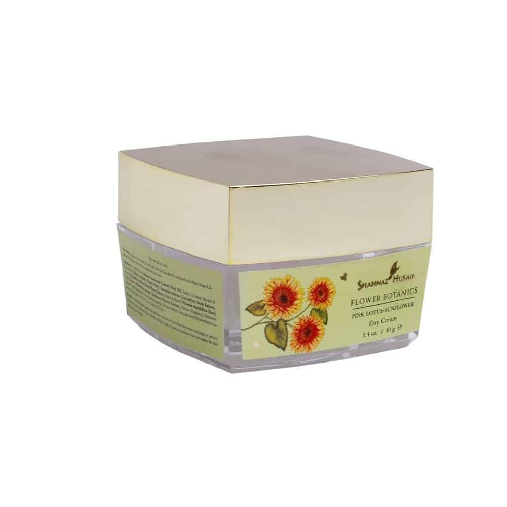 Shahnaz Husain Flower Botanics Pink Lotus Sunflower Day Cream 40Gm - Image 2