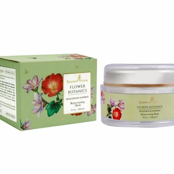 Shahnaz Husain Flower Botanics Hollyhock-Saffron Rejuvenating Mask 100Gm