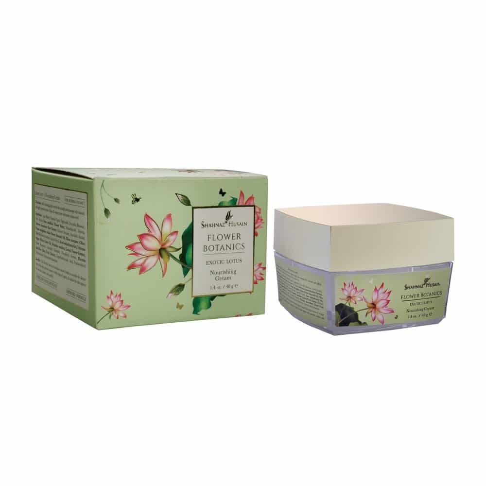 f1805_3_flower_botanics_exotic_lotus_nourishing_cream_40_gms_productsskin_care (FILEminimizer) Shahnaz Husain Flower Botanics Exotic Lotus Nourishing Cream 40Gm - Image 1