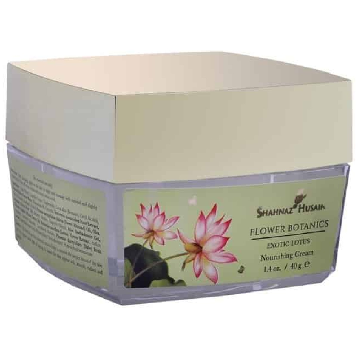 Shahnaz Husain Flower Botanics Exotic Lotus Nourishing Cream 40Gm - Image 2