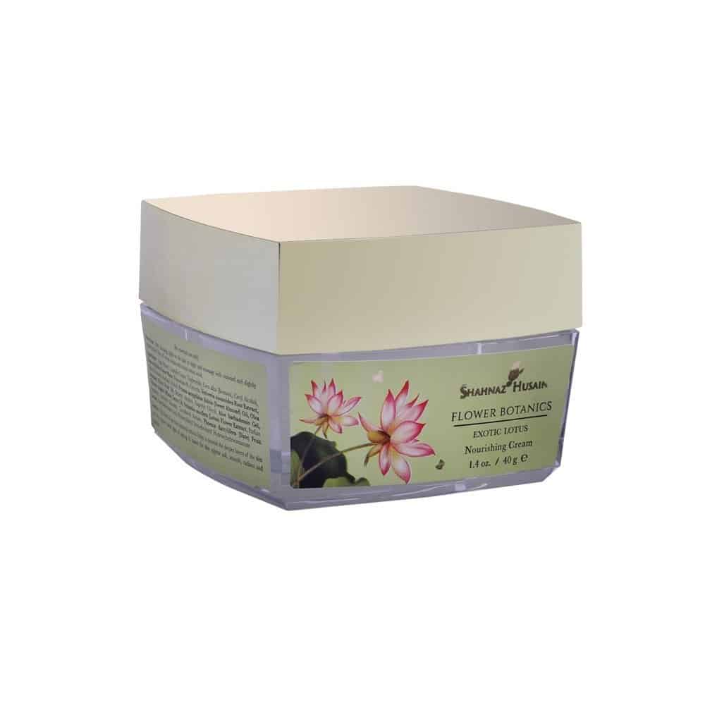Shahnaz Husain Flower Botanics Exotic Lotus Nourishing Cream 40Gm - Image 2
