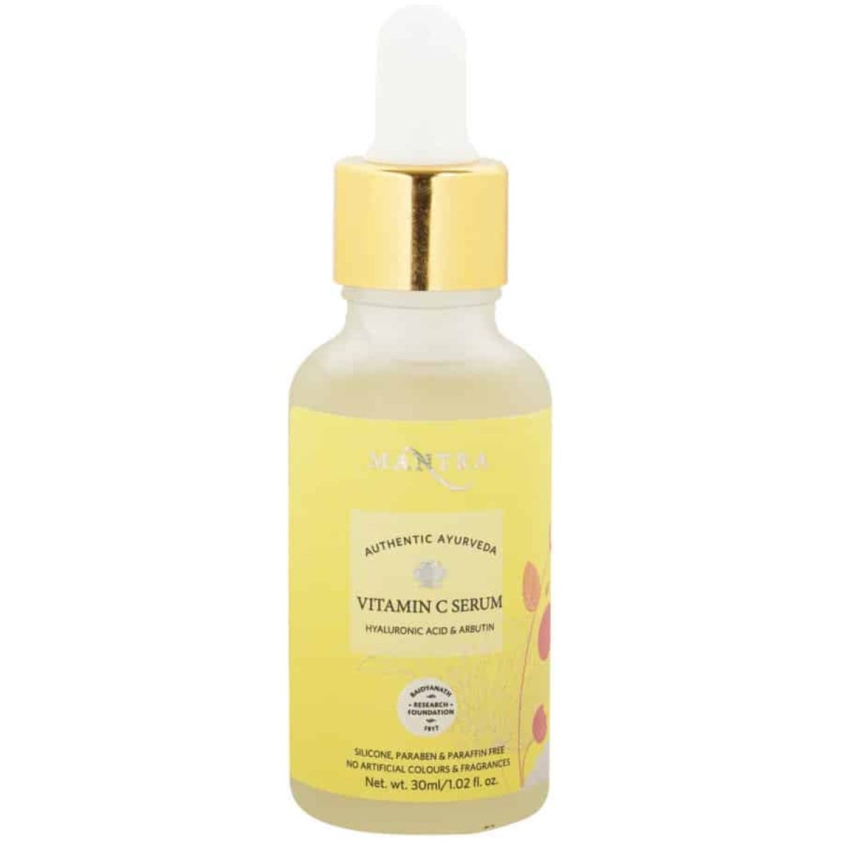 Mantra Herbal Vitamin C Serum With Hyaluronic Acid And Arbutin 30Ml