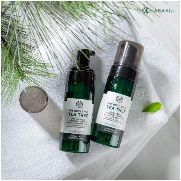 The Body Shop Tea Tree Skin Clearing Foaming Cleanser 150Ml - Image 2