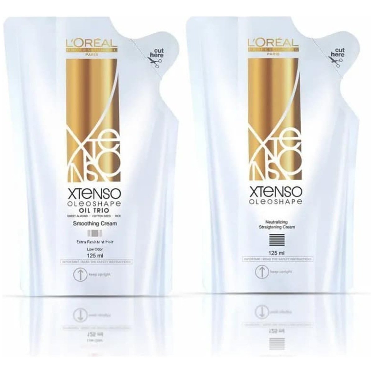 L'Oreal X-Tenso Oleoshape Smoothing Extra Resistant Hair Straightener 125ml+ Neutralizing Cream 125ml