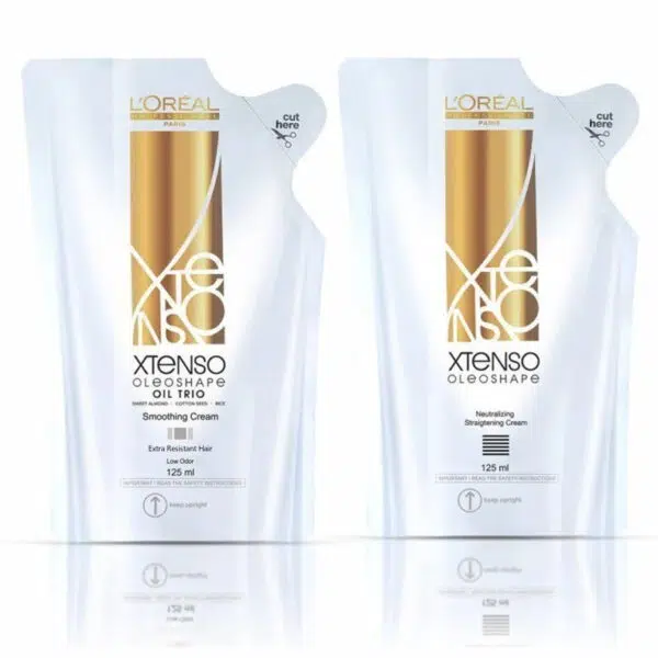 L'Oreal X-Tenso Oleoshape Smoothing Extra Resistant Hair Straightener 125ml+ Neutralizing Cream 125ml