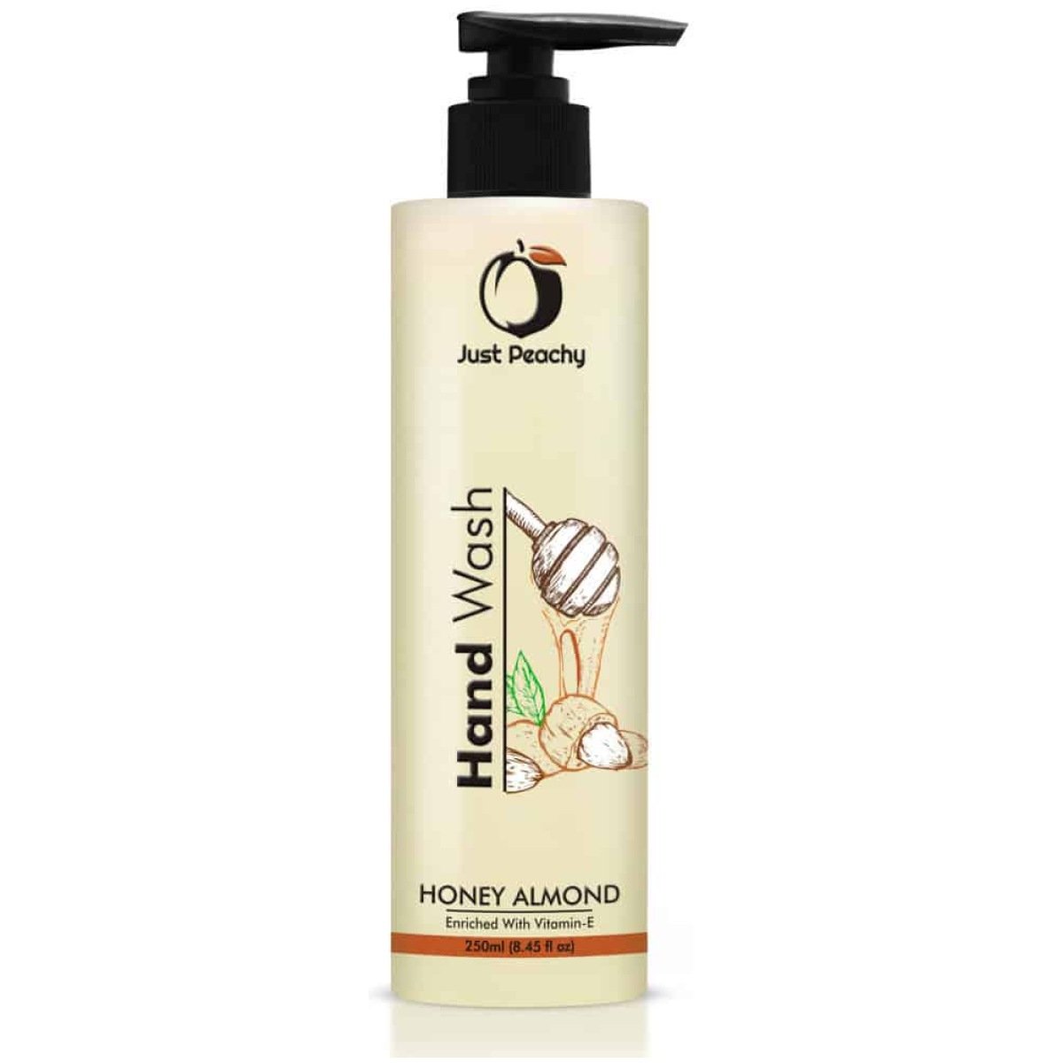 Just Peachy Moisturizing Honey Almond Hand Wash Enriched With Vitamin E 250ml