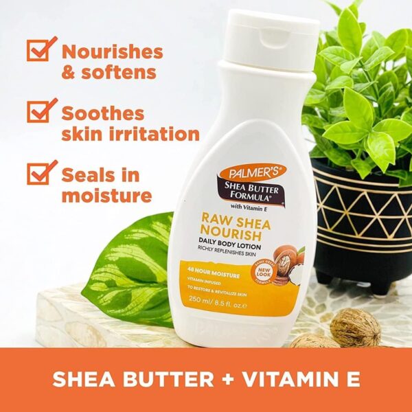 Palmer Body Lotion Raw Shea 250Ml - Image 3