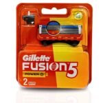 Gillette Fusion Power Shaving Razor Blades Cartridge 2 Pcs