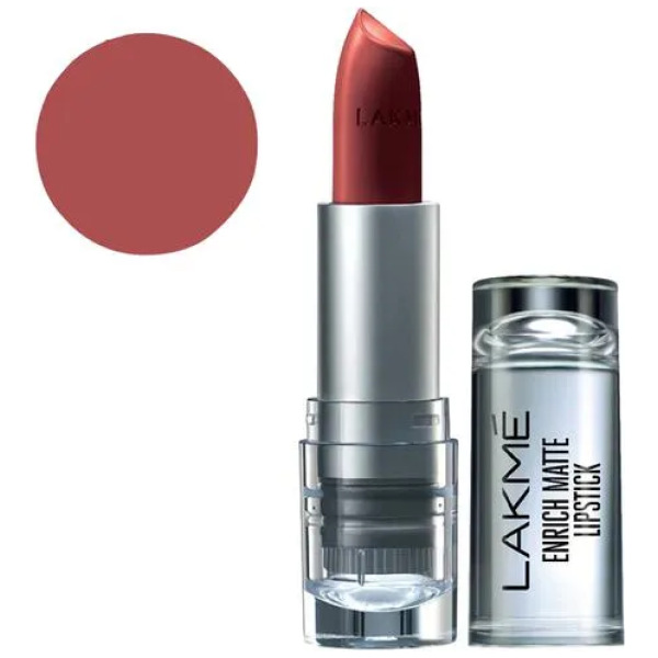 Lakme Enrich Matte Lipstick, 4.7 g Shade RM15