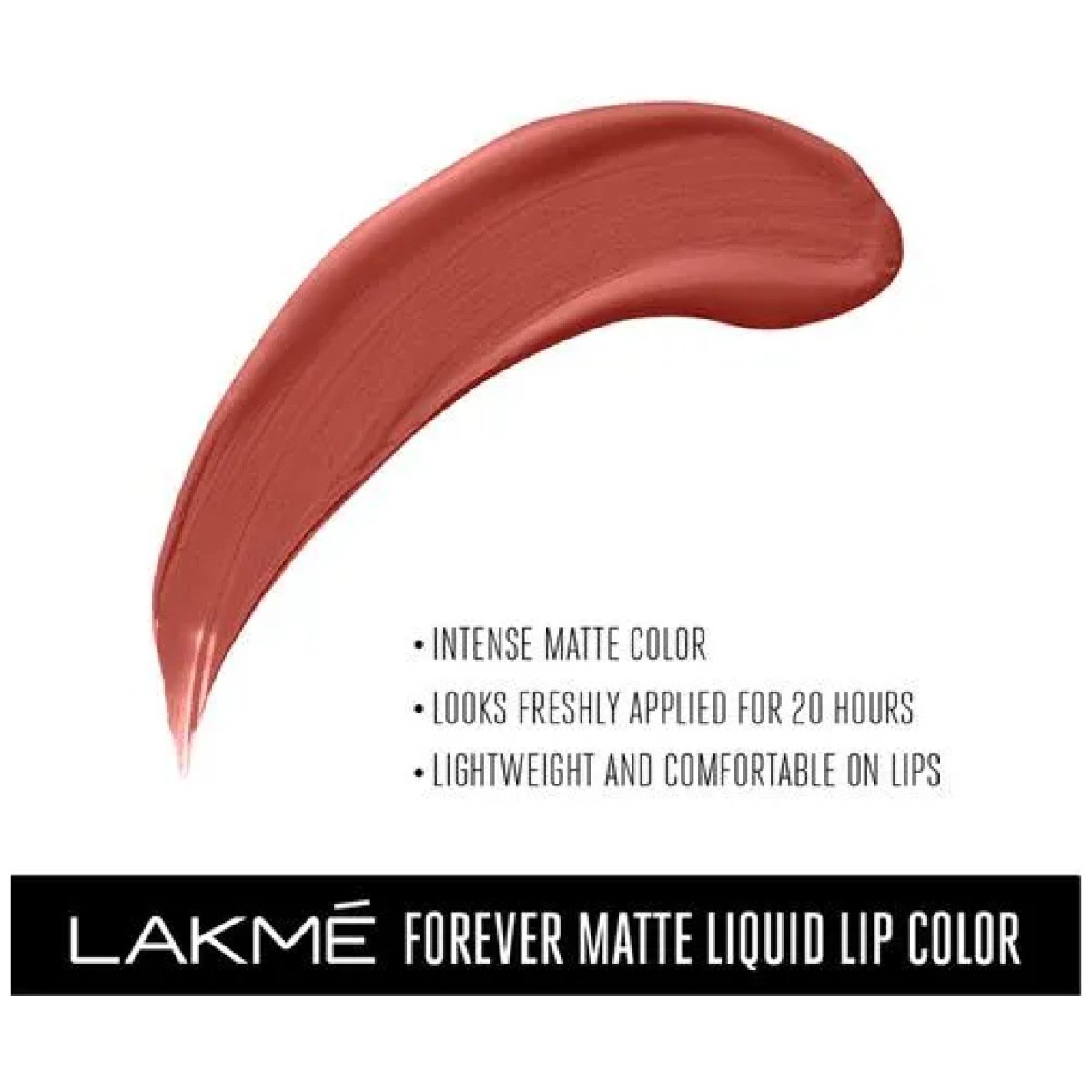 Lakme Forever Matte Liquid Lip Color - Coral Sense