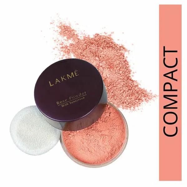 Lakme Rose Powder - Warm Pink 02 (40 g) - Image 2