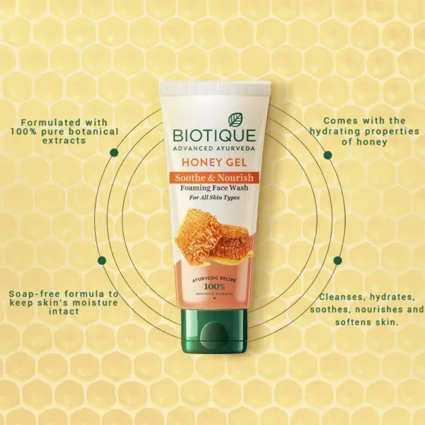Biotique Bio Honey Gel Refreshing Foaming Face Wash 50 ml