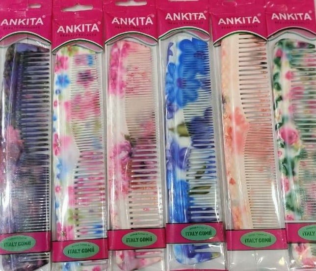 Buy Ankita Hair Brush with Tiger Print  Nylon Bristle AllPurpose Colors  May Vary B48T by Chhavi Creation Online at Low Prices in India   Amazonin
