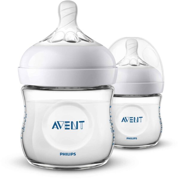 Avent Natural Feeding Bottle Pack of 2 - 125 ml