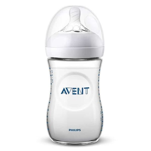 Avent Natural Polypropylene Baby Bottle Pack of 2 - 260 ml