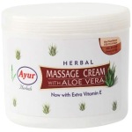 Ayur Herbals Massage Cream with Aloe Vera 500Ml