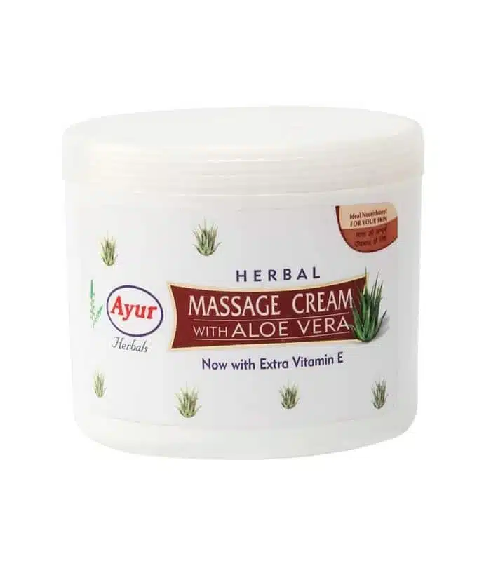 Ayur Herbals Massage Cream with Aloe Vera 500Ml