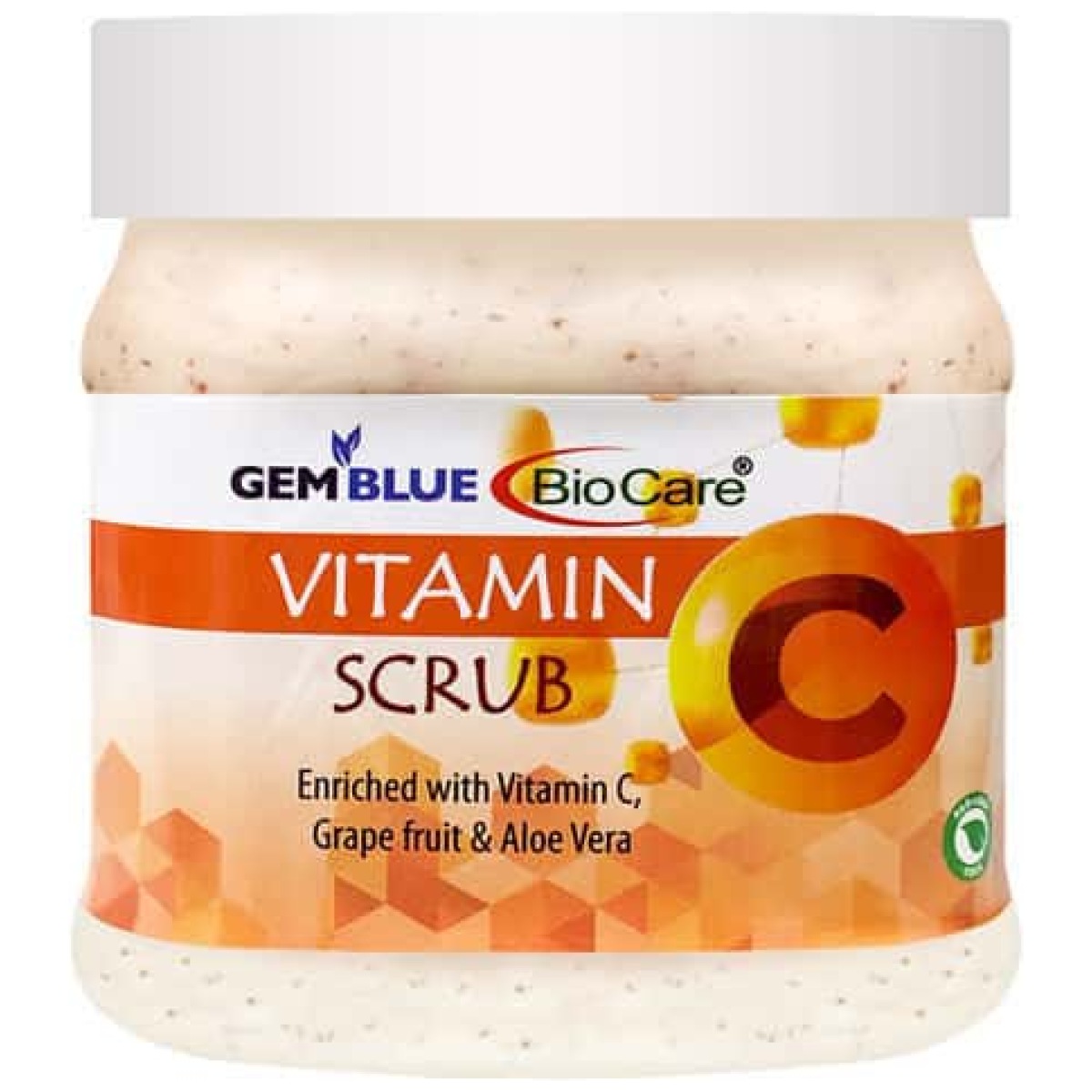 Gemblue Biocare Vitamin C Scrub Enriched With Grape Fruit and Aloe Vera 500ml - Image 1