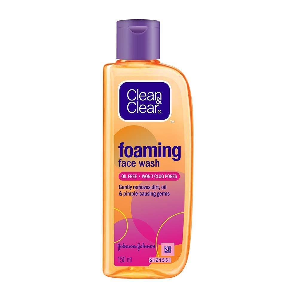 Clean & Clear Foaming Face Wash For Oily Skin, 150ml : : Beauty