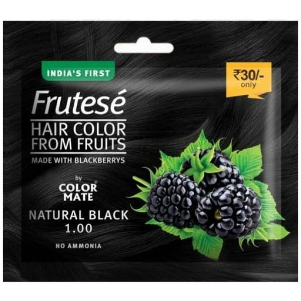 ColorMate Powder Natural Black 1.0 Frutese Hair Color