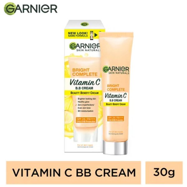 Garnier BB Cream Bright Complete Vitamin C SPF 24 Pa+++ 30Gm