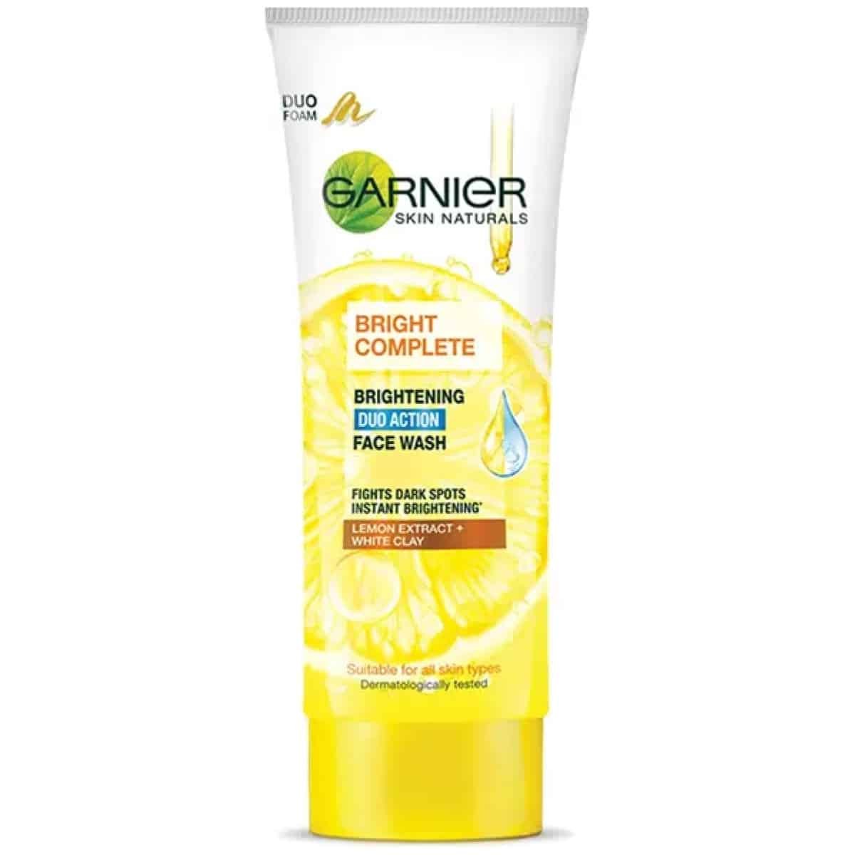 Garnier Bright Complete Brightening Duo Action Face Wash 100g