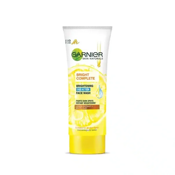 Garnier Bright Complete Brightening Duo Action Face Wash 100g