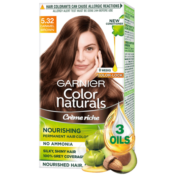 Garnier Color Naturals Unidose Shade 5.32 Caramel Brown