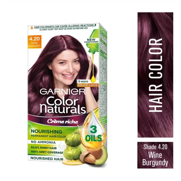 Garnier Color Naturals Creme Hair Color Big Pack 4.20 Wine Burgundy