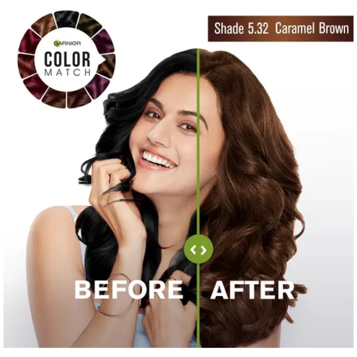 Garnier Color Naturals Unidose Shade 5.32  Caramel Brown