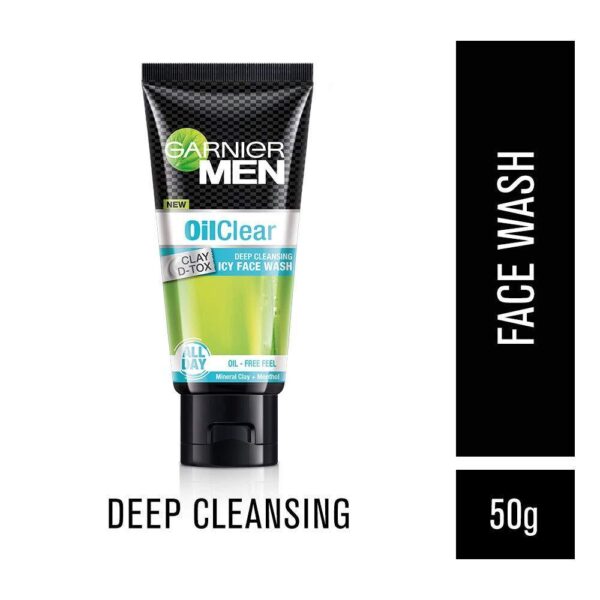 Garnier Men Turbo Bright Anti-Pollution Double Action Face Wash 50 g