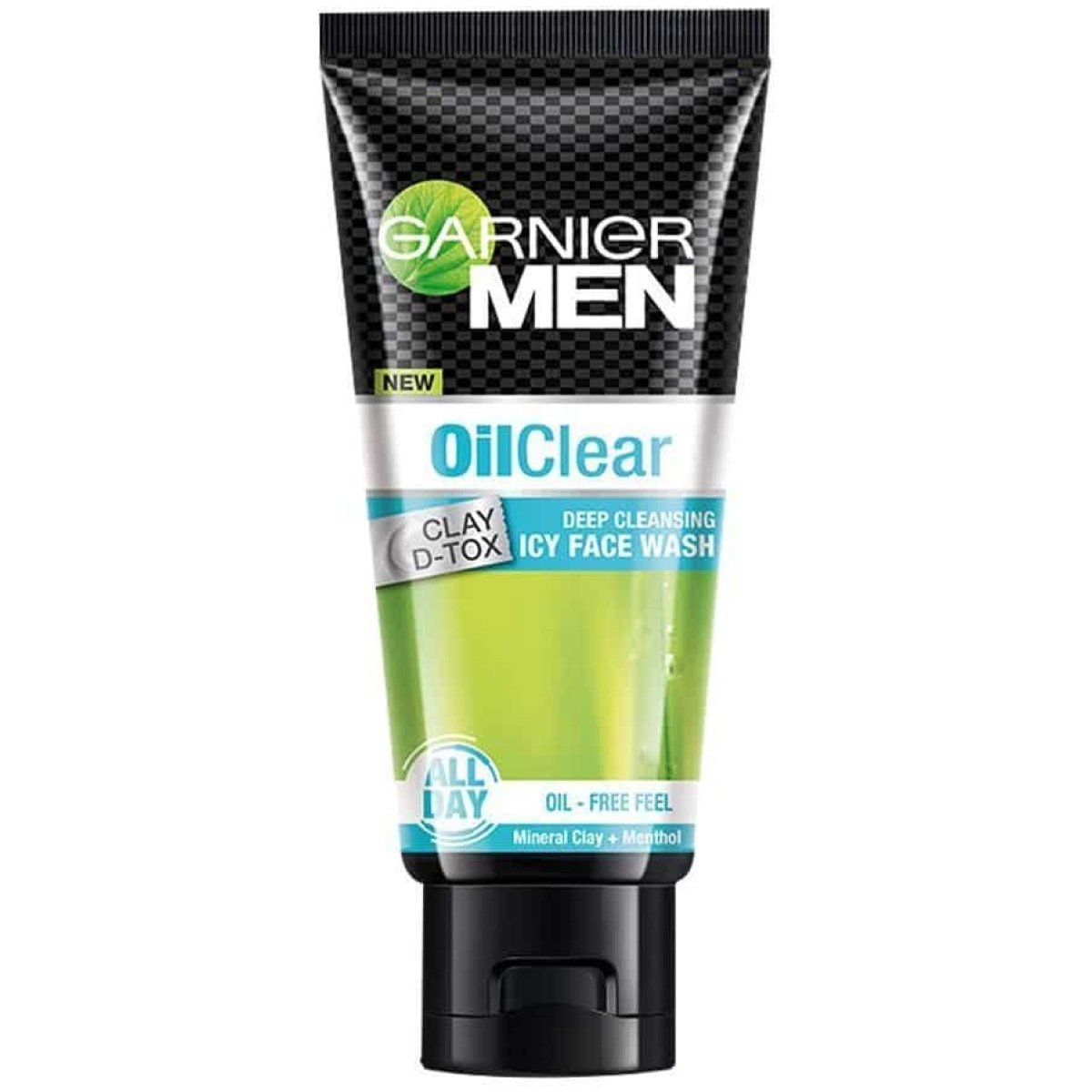 Garnier Men Oil Clear Clay D-Tox Deep Cleansing Icy Face Wash 50 g