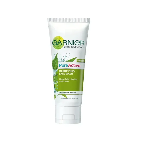 Garnier Pure Active Purifying Face Wash With Real Neem Extract 100Gm