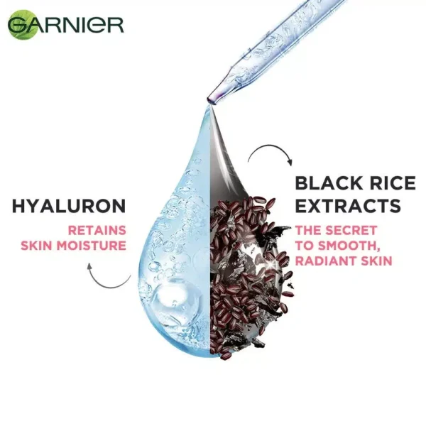 Garnier Black Rice Pure Charcoal Serum Sheet Mask