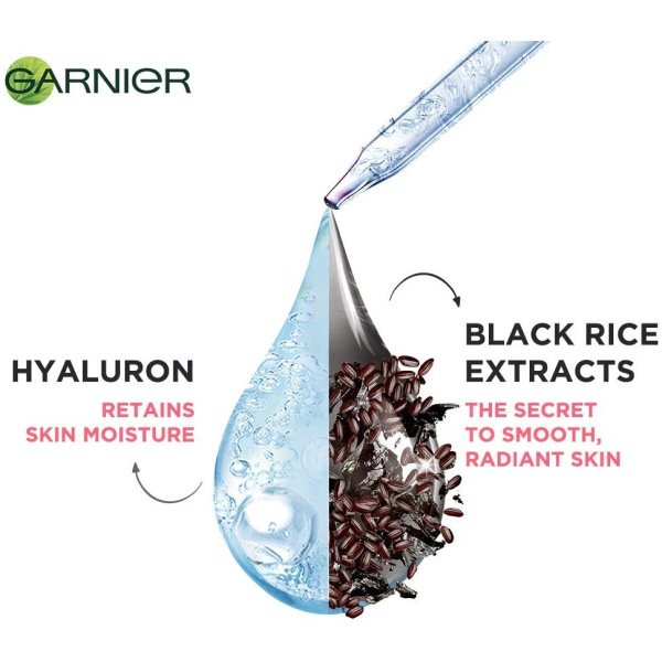 Garnier Black Rice Pure Charcoal Serum Sheet Mask