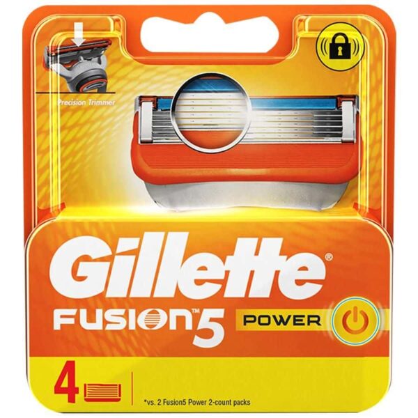 Gillette Fusion5 - Power Shaving Razor Blades Cartridge, 4 pcs
