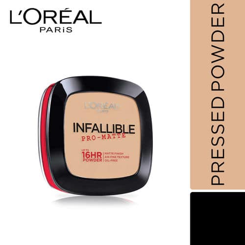 L'Oreal Paris Infallible Pro-Matte 16Hr Powder Oil-Free Matte Finish 200 Natural Beige 9Gm Loreal Paris Infallible Pro-Matte 16Hr Powder Natural Beige