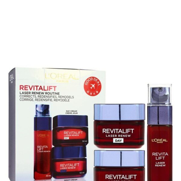 Loreal Paris Revitalift Laser Renew Day Cream 50ml Night Cream 50ml Serum 30ml (Combo Pack) - Image 2