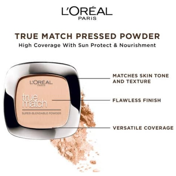 Loreal Paris True Match Super Blendable Powder G3/W3 Golden Beige 9Gm - Image 2