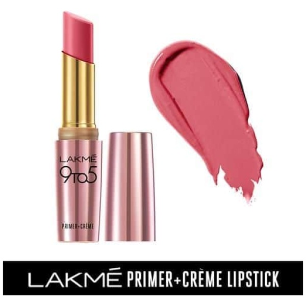 Lakme 9To5 Primer + Crème Lip Color, Pink Twist CP9, 3.6 g