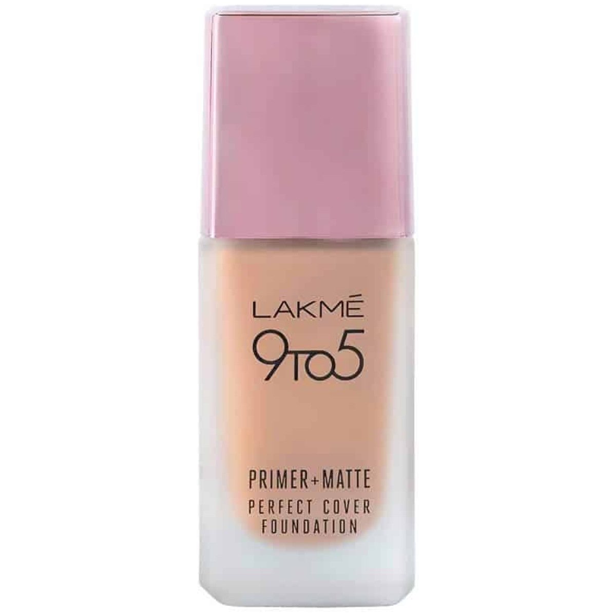 Lakme 9to5 Primer + Matte Perfect Cover Foundation - C100 Cool Ivory (25ml)