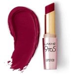 Lakme 9 To 5 Primer + Matte Lipstick - MP6 Deep Wine