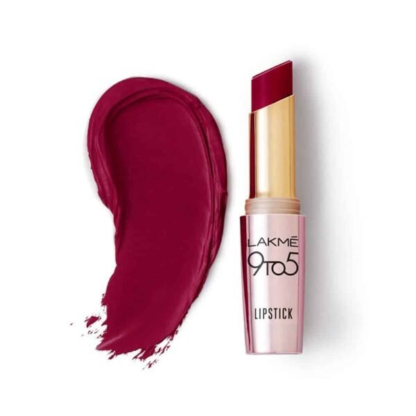 Lakme 9 To 5 Primer + Matte Lipstick - MP6 Deep Wine